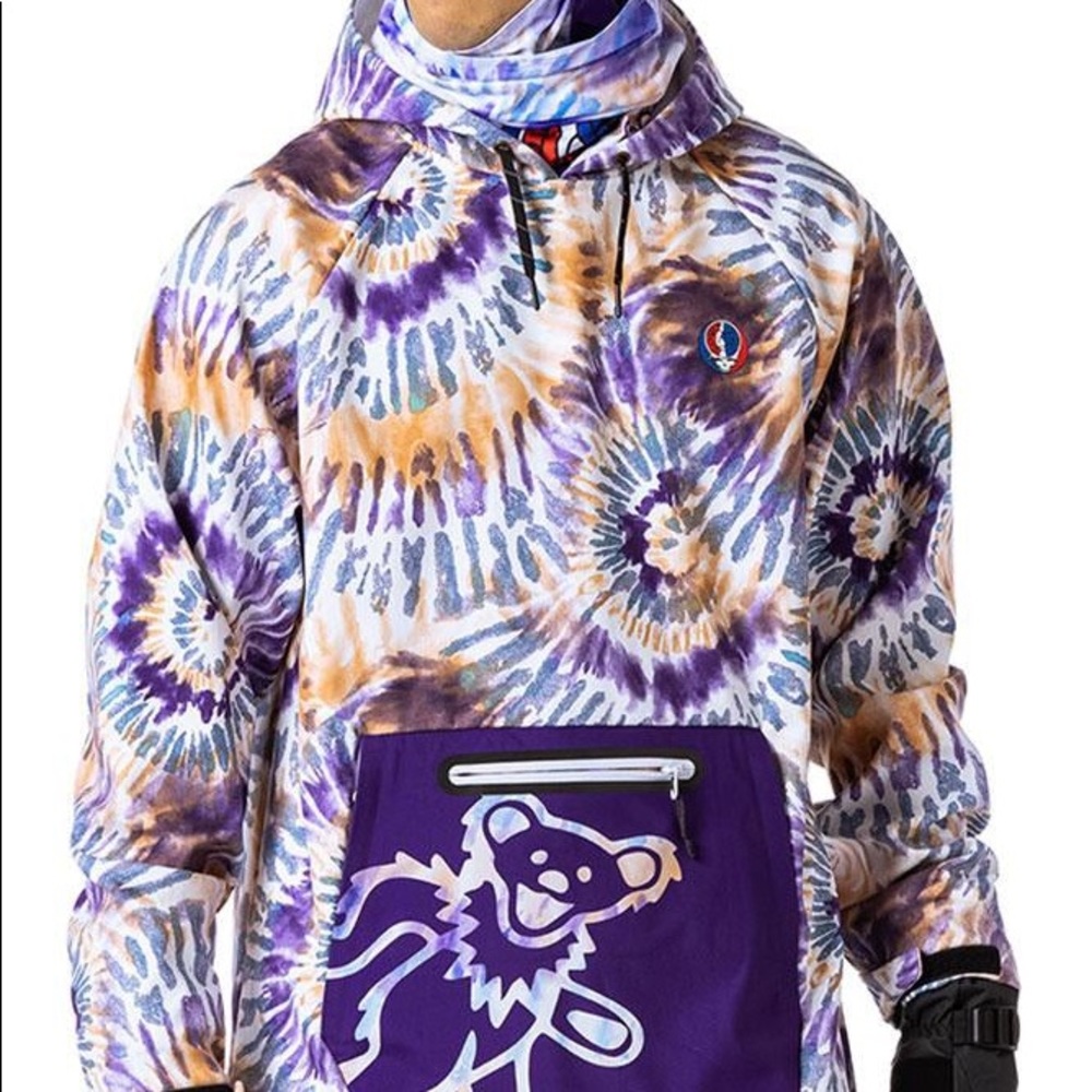 686 X Grateful Dead Mens Waterproof Hoodie